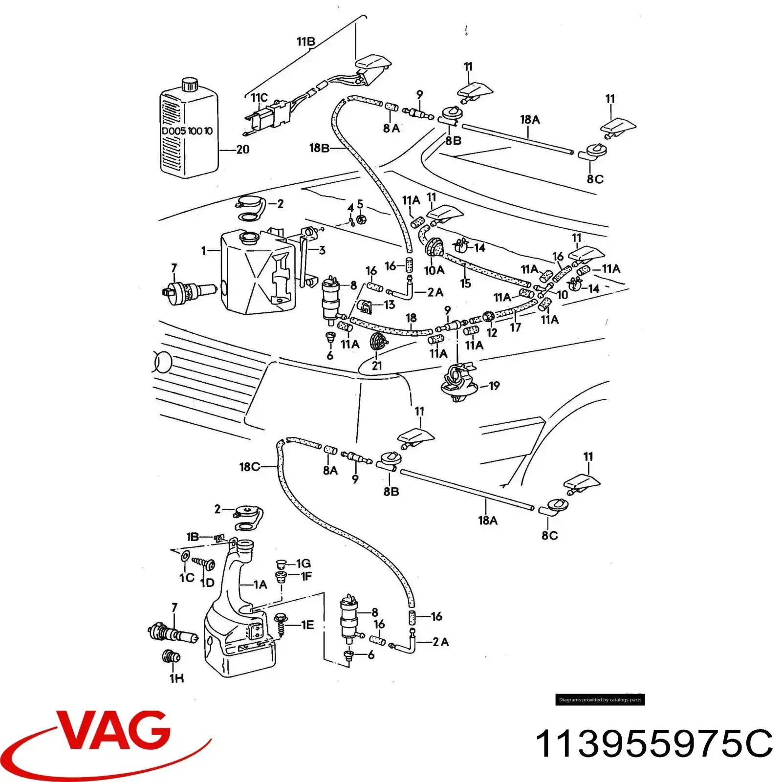  VAG 113955975C cena, od 6,28 USD