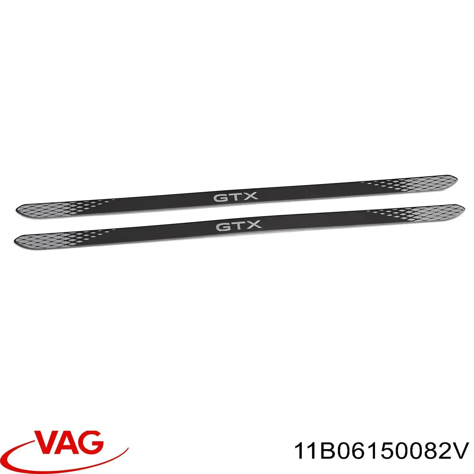 Do koszyka 11B06150082V VAG Dywaniki przód+tył, komplet