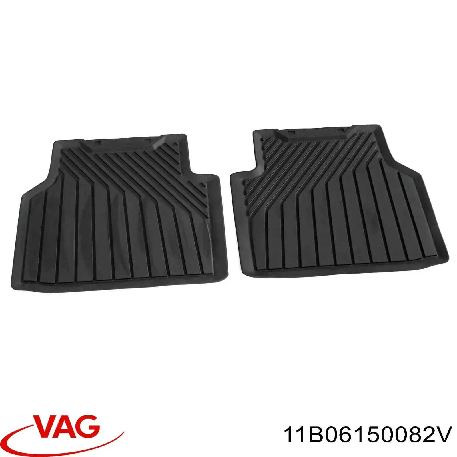Dywaniki przód+tył, komplet VAG 11B06150082V cena, od 182,62 USD