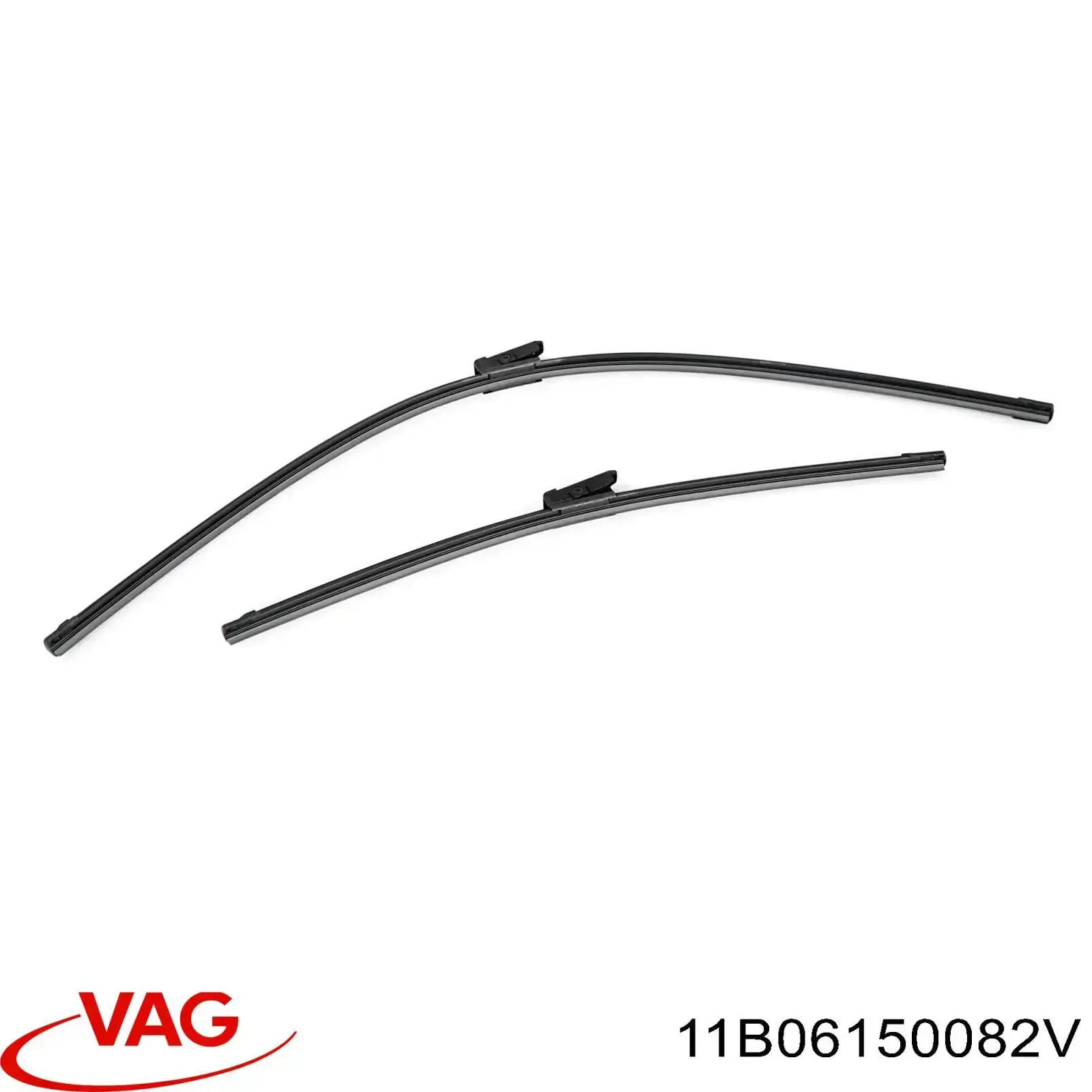 11B06150082V VAG Dywaniki przód+tył, komplet