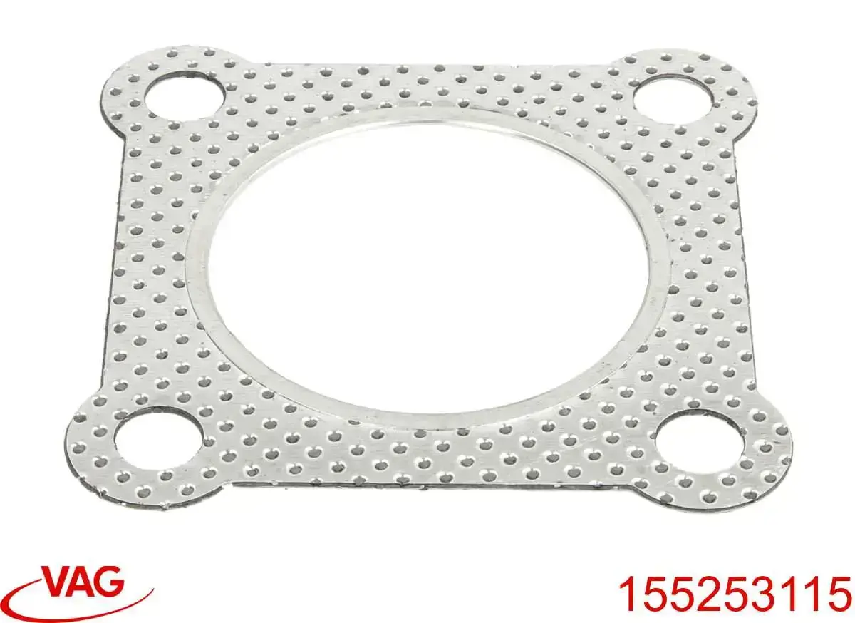 Uszczelka rury odbiornika tłumika 155253115 VAG