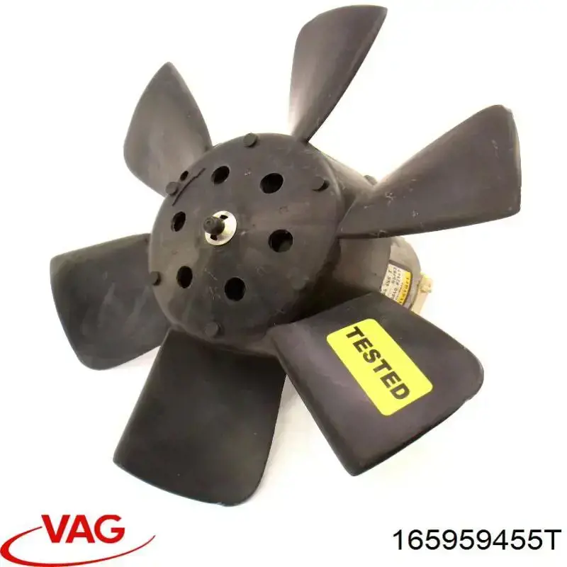 Wentylator elektryczny układu chłodzenia kompletny (silnik+wirnik) VAG 165959455T cena, od 57,60 USD