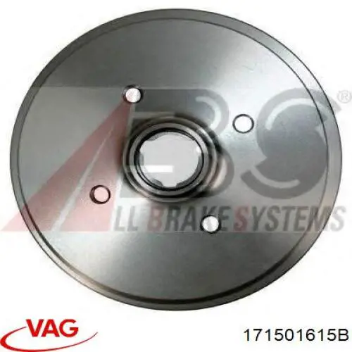Bęben hamulcowy tylny VAG 171501615B cena, od 33,10 USD