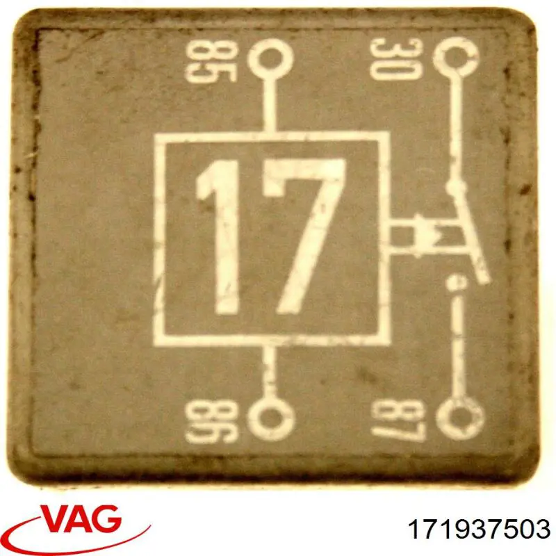 Przekaźnik wentylatora 171937503 VAG