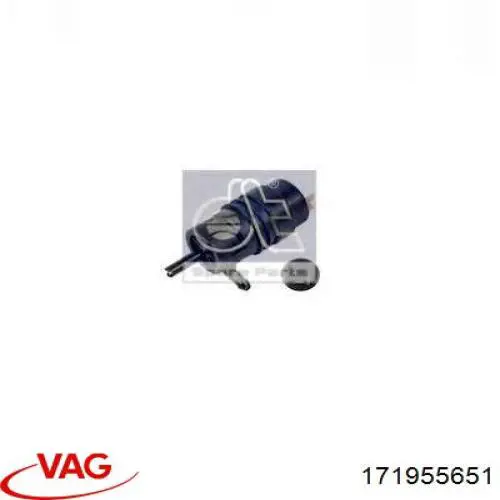 Do koszyka 171955651 VAG Pompka spryskiwacza szyby przedniej