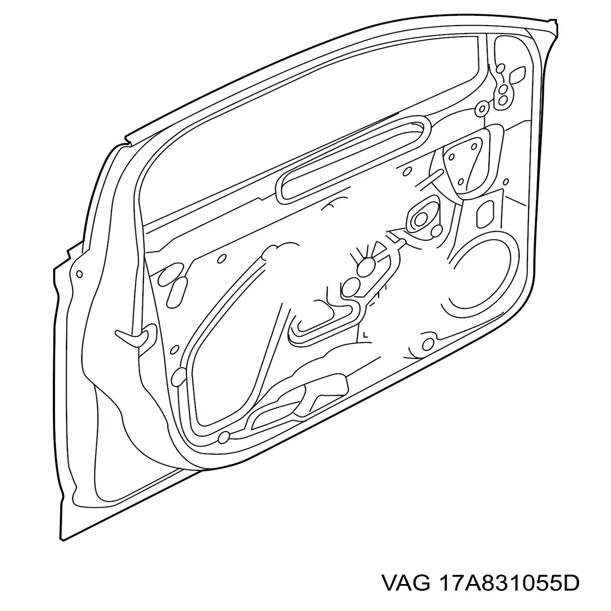 Drzwi przednie lewe Volkswagen Jetta VII sedana (BU3, BU4) (2017 - 2026) cena, od 1129,39 USD