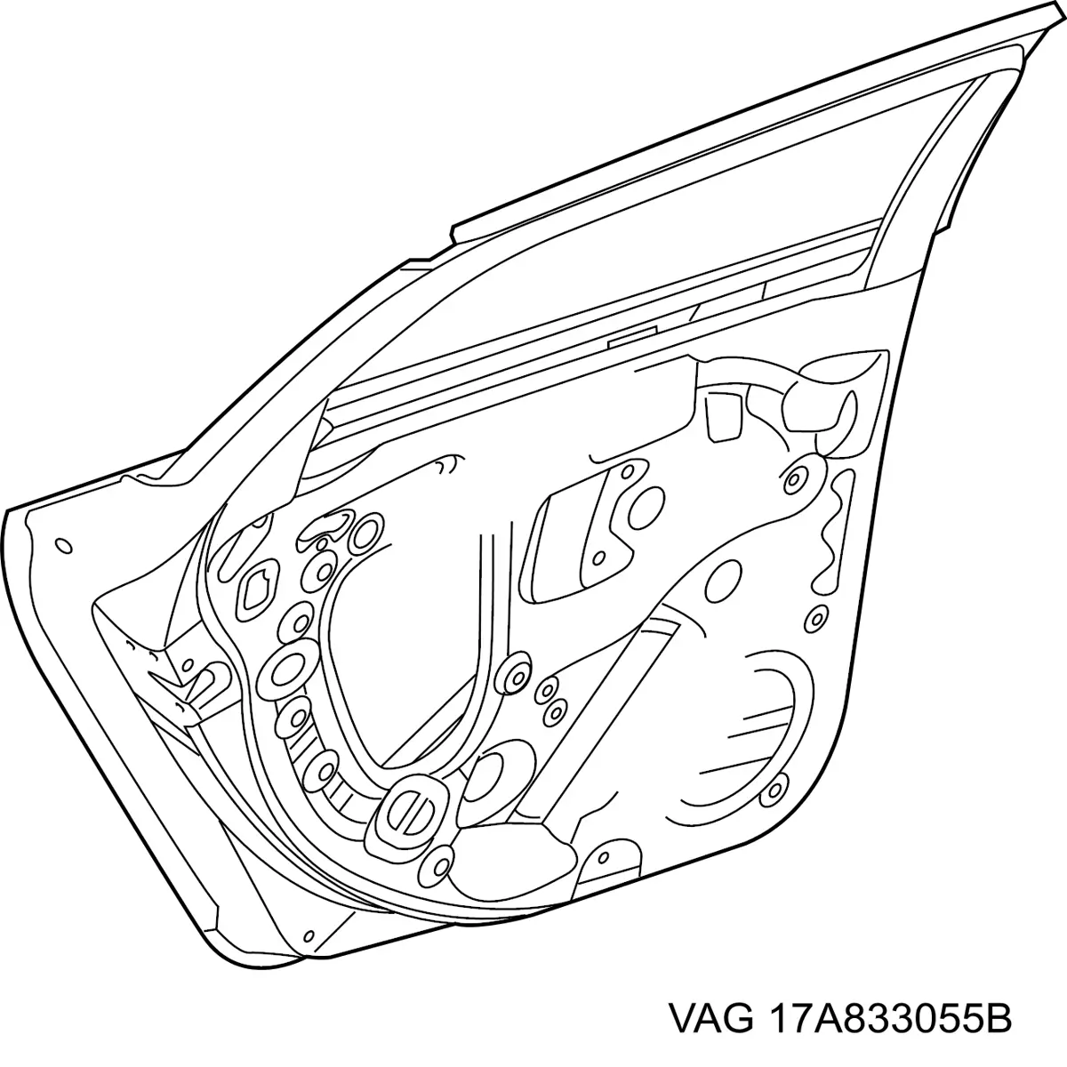 Drzwi tylne lewe do Volkswagen Jetta VII BU3, BU4