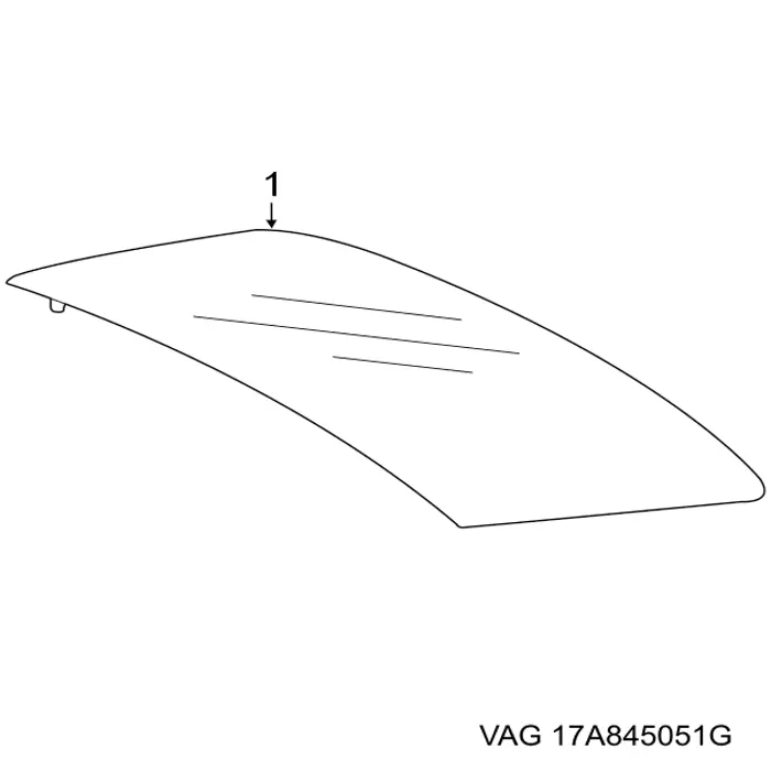 Szyba tylna do Volkswagen Jetta VII BU3, BU4