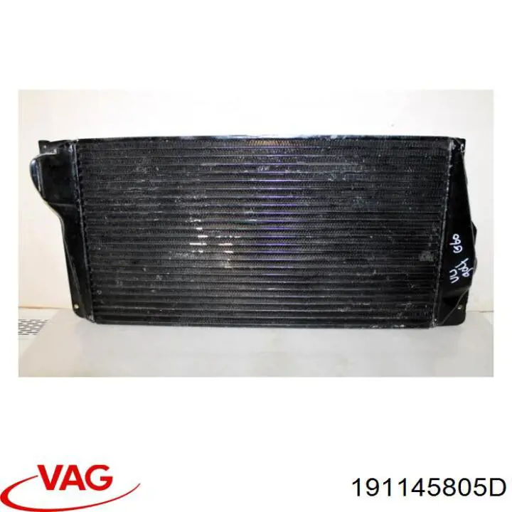 Do koszyka Chłodnica intercoolera Volkswagen Golf II 19E, 1G1