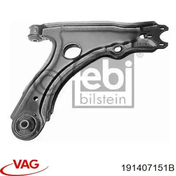Wahacz zawieszenia przedniego dolny lewy/prawy VAG 191407151B cena, od 46,39 USD