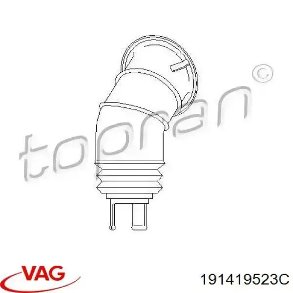 Osłona mechanizmu kierowniczego (maglownicy) VAG 191419523C cena, od 10,33 USD