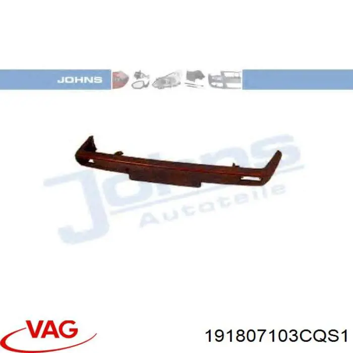 191807103CQS1 VAG Zderzak przedni