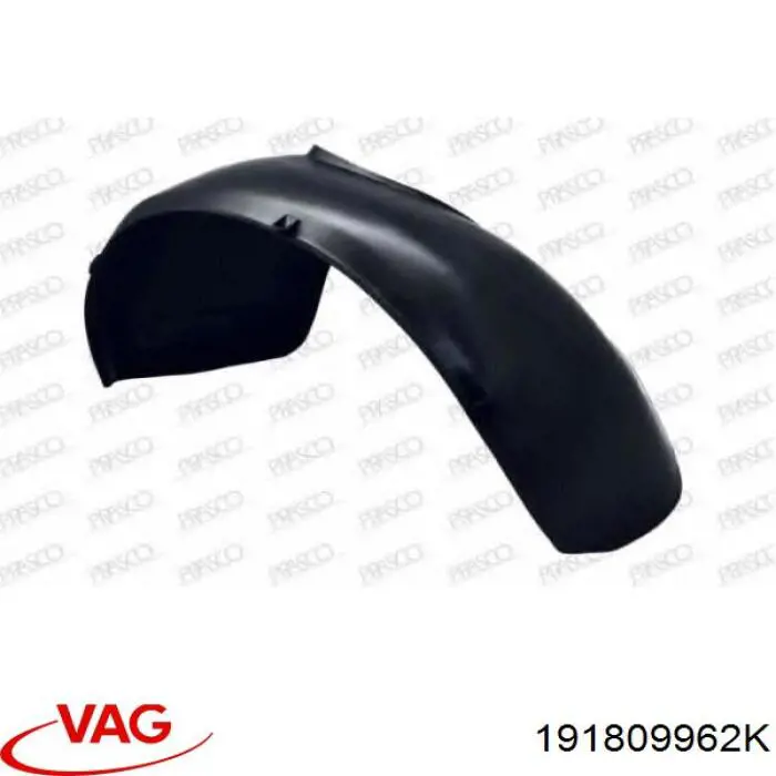 Nadkole błotnika przedniego prawe VAG 191809962K cena, od 7,85 USD