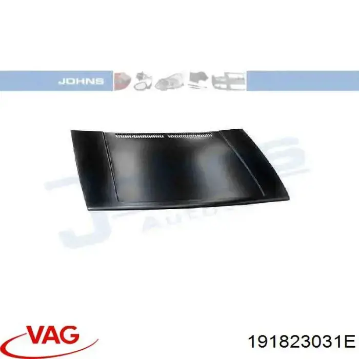 Maska silnika Volkswagen Golf II hatchback (19E, 1G1) (1983 - 1992) cena, od 218,36 USD