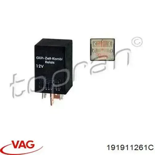 191911261C VAG Przekaźnik świec żarowych