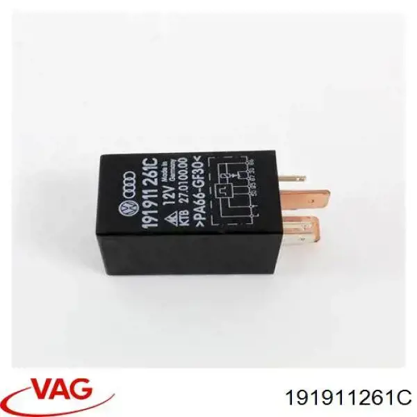Przekaźnik świec żarowych 191911261C VAG