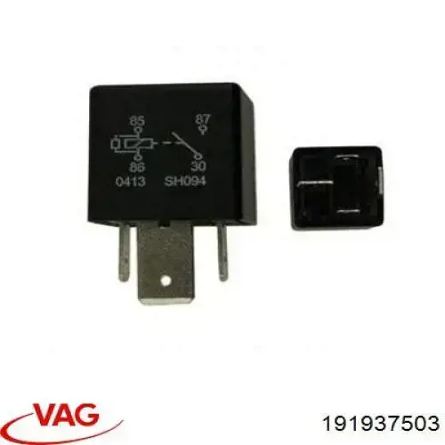 Do koszyka 191937503 VAG Przekaźnik wentylatora