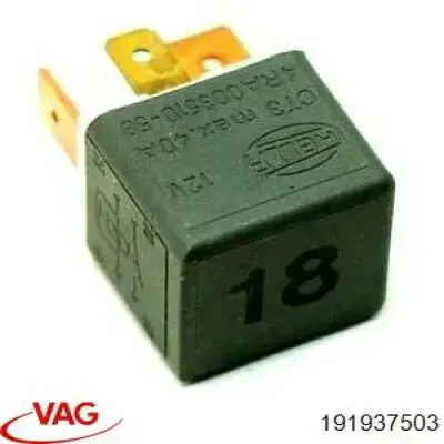 Przekaźnik wentylatora 191937503 VAG