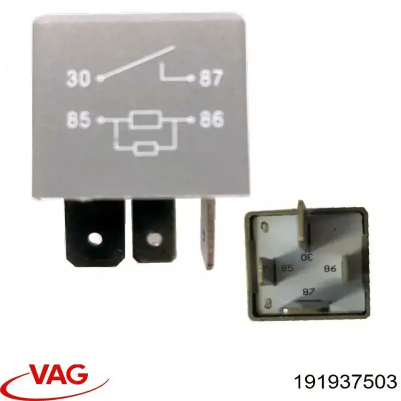 Przekaźnik wentylatora VAG 191937503 cena, od 45,73 USD