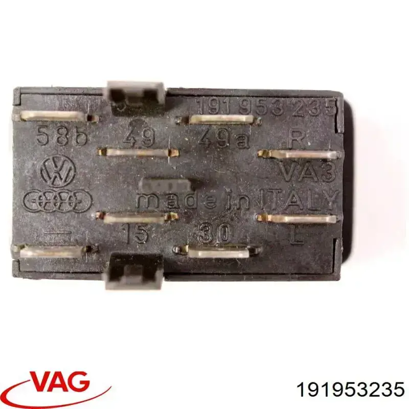 Do koszyka 191953235 VAG Przycisk włączania światła awaryjnego