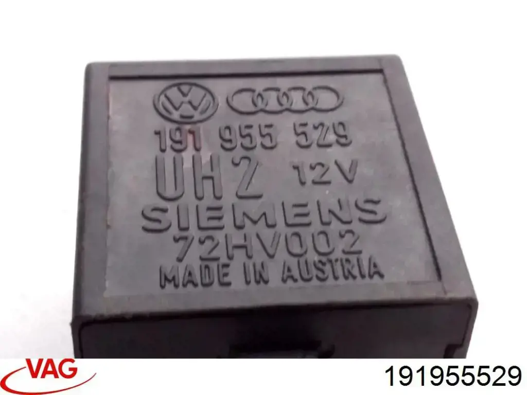 Przekaźnik sterownika wycieraczek VAG 191955529 cena, od 46,15 USD
