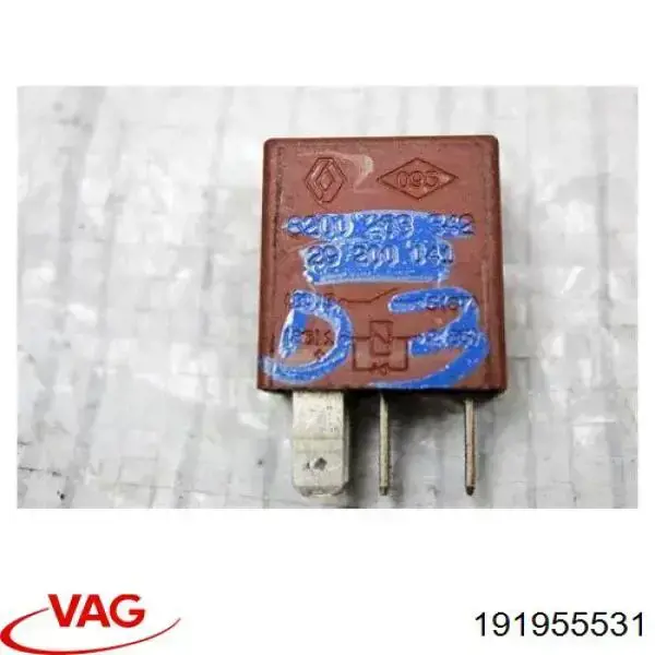 Do koszyka 191955531 VAG Przekaźnik sterownika wycieraczek