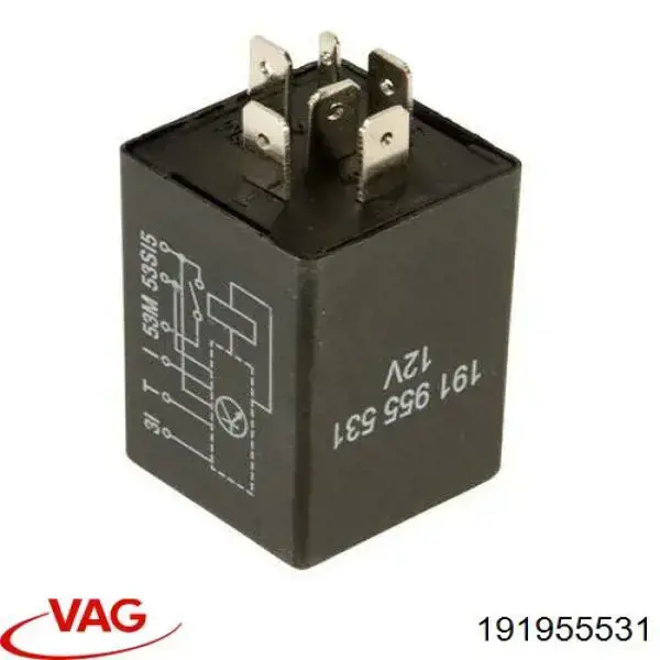 191955531 VAG Przekaźnik sterownika wycieraczek