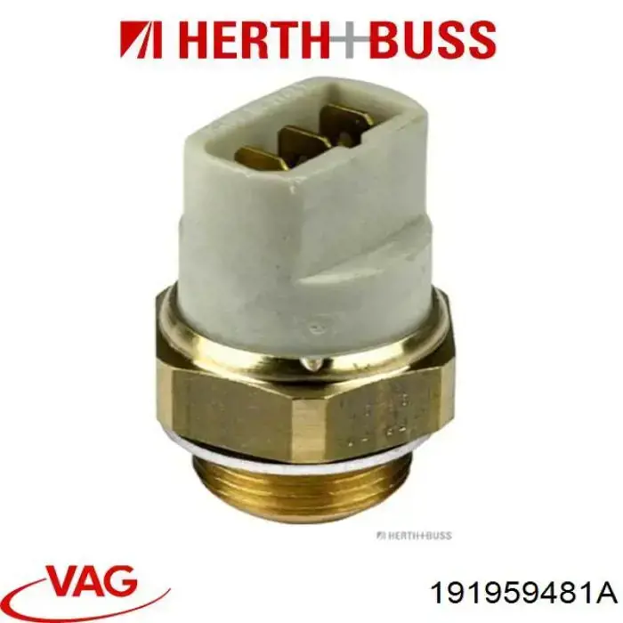 Do koszyka 191959481A VAG Czujnik temperatury płynu chłodzącego (włączenia wentylatora chłodnicy)