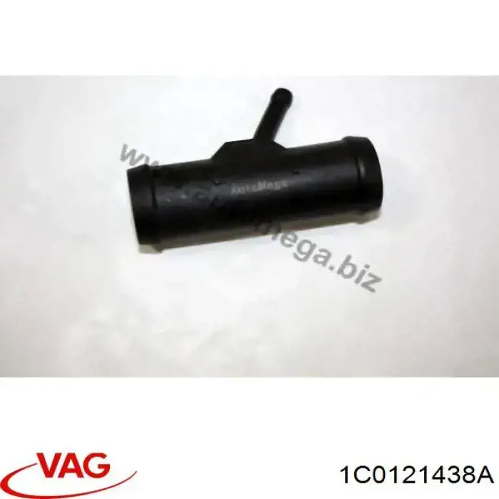Przewód (króciec) układu chłodzenia VAG 1C0121438A cena, od 18,72 zł