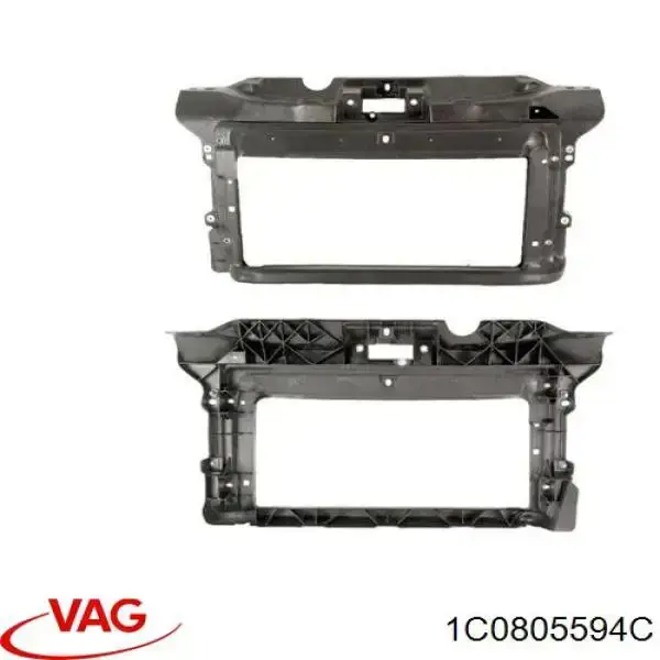 Osłona chłodnicy kompletna (panel mocowania reflektorów) Volkswagen Beetle hatchback (9C1, 1C1, 9G1) (1998 - 2010) cena, od 185,71 USD