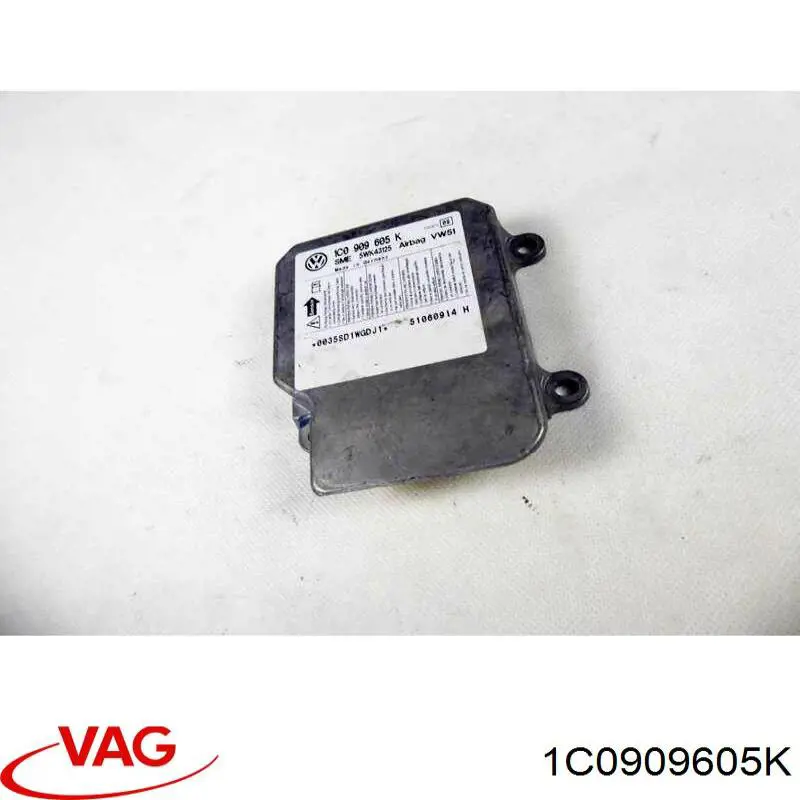 Do koszyka 1C0909605K VAG Sterownik poduszki bezpieczeństwa