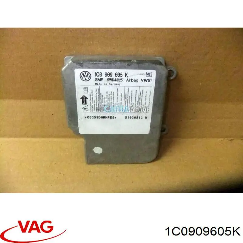 1C0909605K VAG Sterownik poduszki bezpieczeństwa