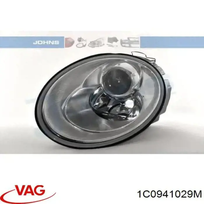 Do koszyka 1C0941029M VAG Reflektor lewy