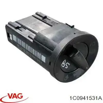 1C0941531A VAG Przełącznik światła reflektorów na "torpedo"