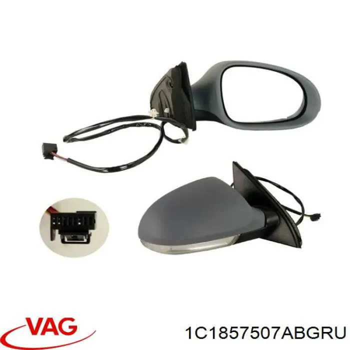 Do koszyka Lusterko wsteczne lewe Volkswagen Beetle  9C1, 1C1, 9G1