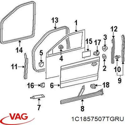 Lusterko wsteczne lewe Volkswagen Beetle hatchback (9C1, 1C1, 9G1) (1998 - 2010) cena, od 102,71 USD