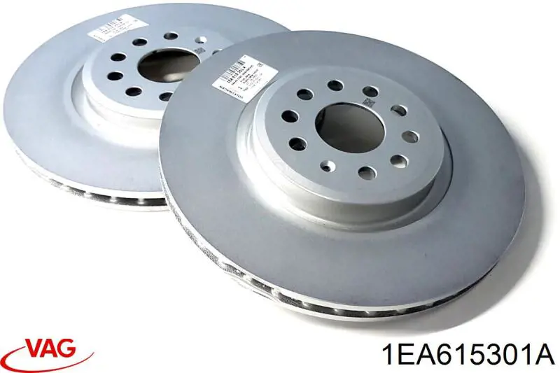 Tarcza hamulcowa przednia VAG 1EA615301A cena, od 115,57 USD
