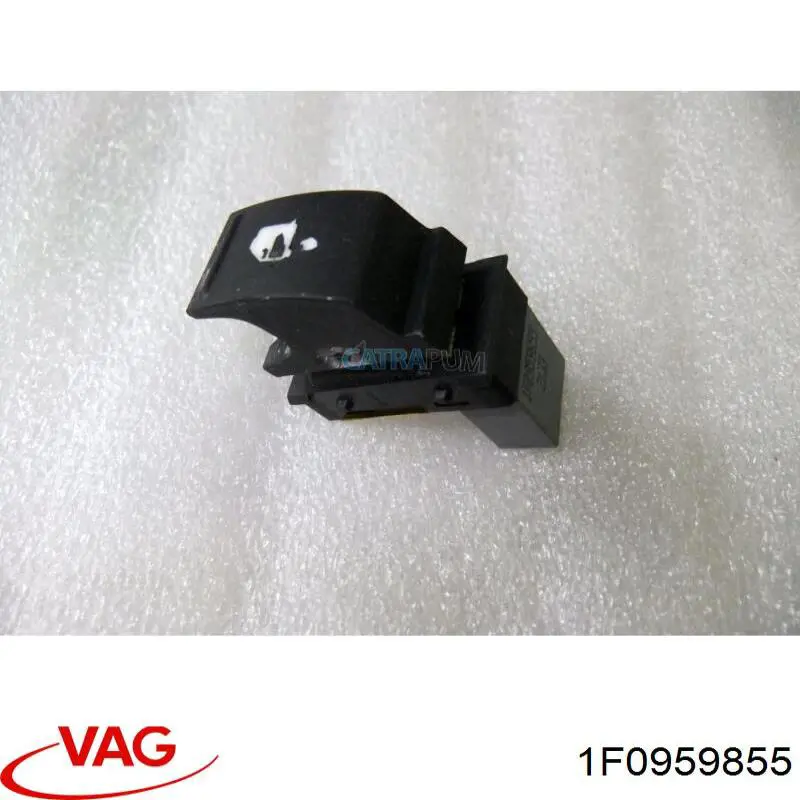 Włącznik przyciskowy podnośnika szyby przedni prawy VAG 1F0959855 cena, od 10,26 USD