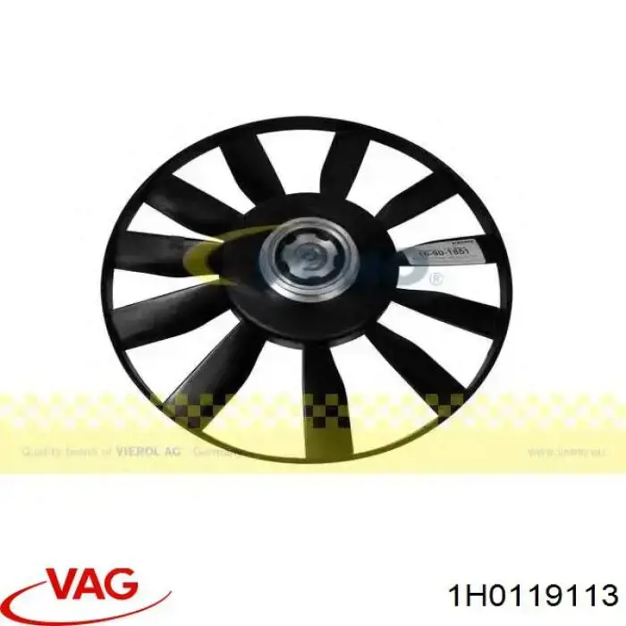Wentylator (wirnik) chłodnicy prawy VAG 1H0119113 cena, od 47,74 USD