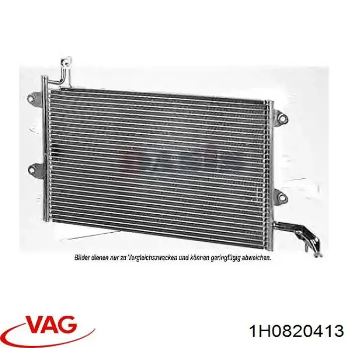Chłodnica klimatyzacji VAG 1H0820413 cena, od 56,18 USD