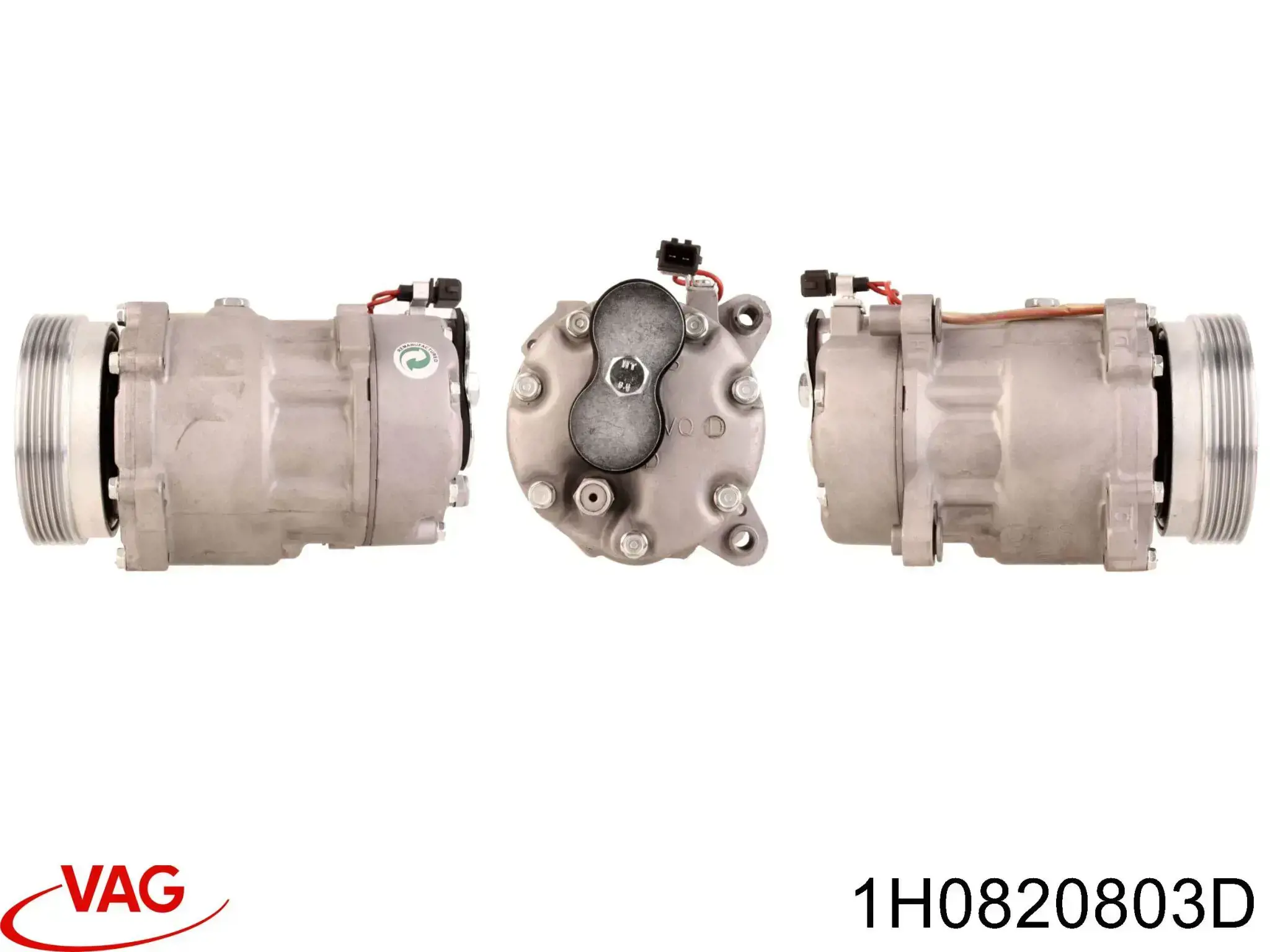 Sprężarka klimatyzacji VAG 1H0820803D cena, od 78,32 USD