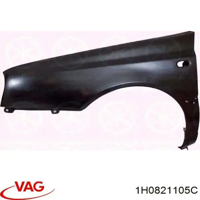 Do koszyka 1H0821105C VAG Błotnik przedni lewy