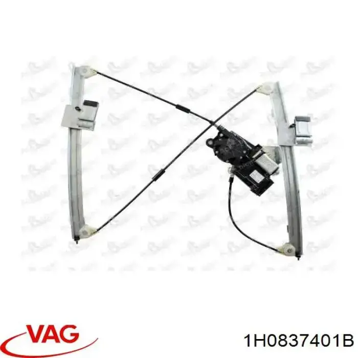 Do koszyka 1H0837401B VAG Mechanizm podnoszenia szyby drzwi przednich lewych