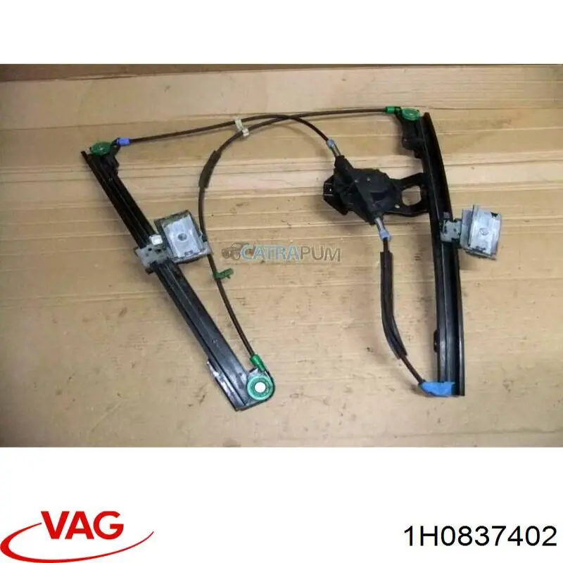 Do koszyka 1H0837402 VAG Mechanizm podnoszenia szyby drzwi przednich prawych