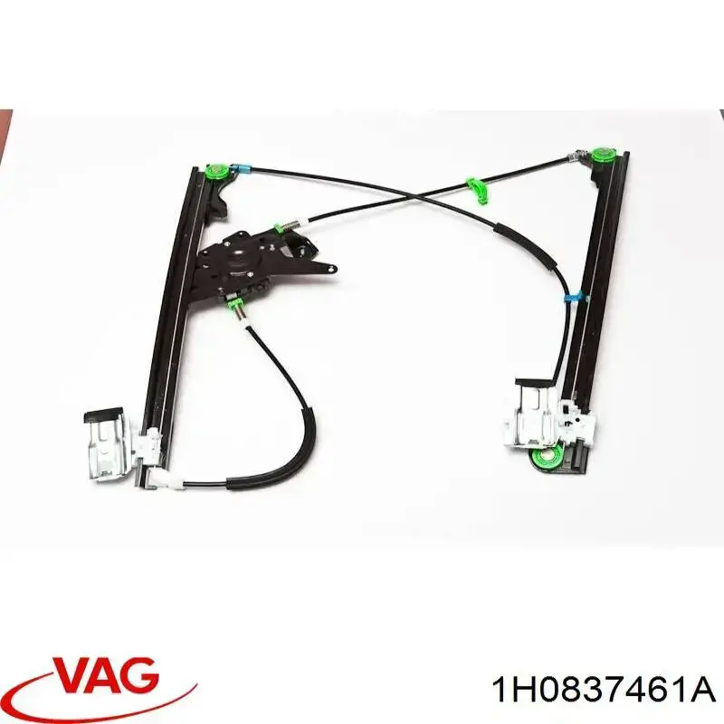 Do koszyka 1H0837461A VAG Mechanizm podnoszenia szyby drzwi przednich lewych