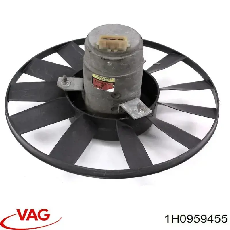 Wentylator elektryczny układu chłodzenia kompletny (silnik+wirnik) VAG 1H0959455 cena, od 57,46 USD
