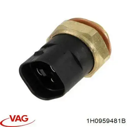 Do koszyka 1H0959481B VAG Czujnik temperatury płynu chłodzącego (włączenia wentylatora chłodnicy)