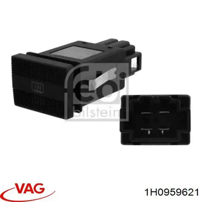 Do koszyka 1H0959621 VAG Przycisk ogrzewania szyby tylnej