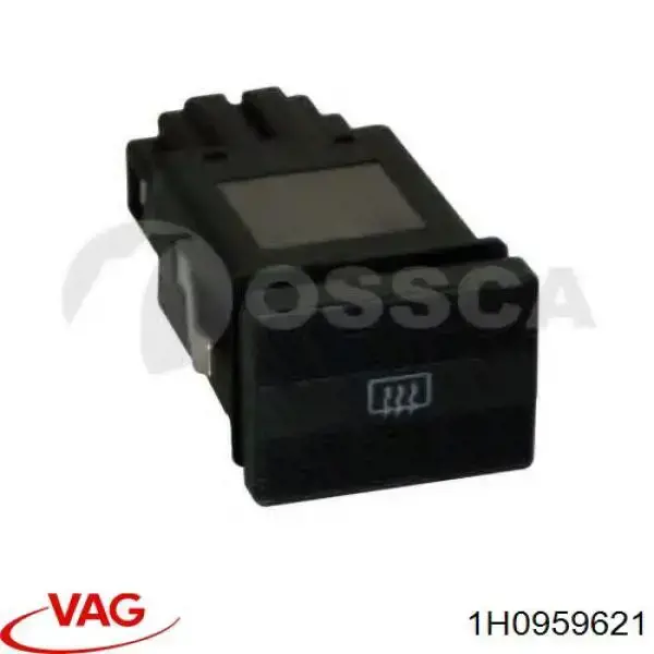 1H0959621 VAG Przycisk ogrzewania szyby tylnej