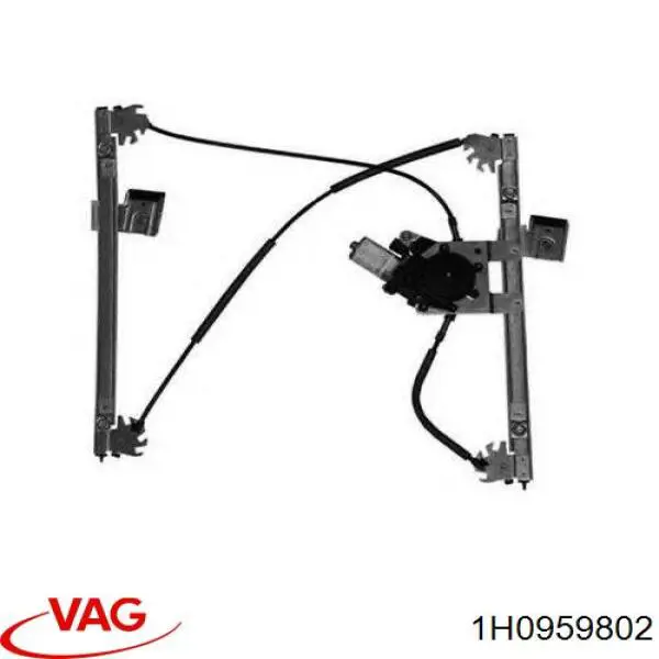 Do koszyka 1H0959802 VAG Mechanizm podnoszenia szyby drzwi przednich prawych